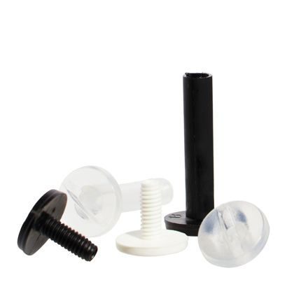 Tornillos plásticos para encuadernar, rosca M4 