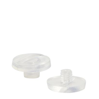 Tornillos plásticos para encuadernar, transparente | 3,5 mm