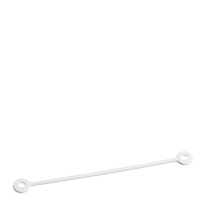 Correas de transporte para tornillos para encuadernar, 135 mm de largo, blanco 