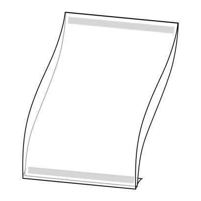 Fundas transparentes plegables 