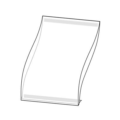 Fundas transparentes plegables null | formato vertical