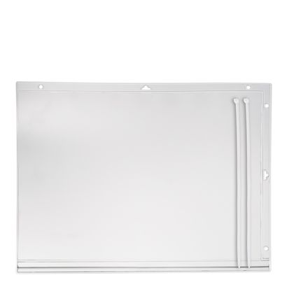 Funda para carteles impermeable A3 | con 2 bridas para cables