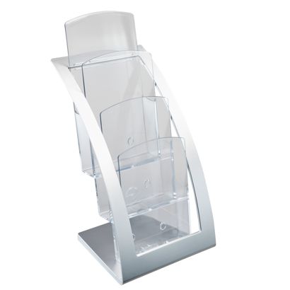 Portafolletos, poliestireno/ ABS, transparente PTXB 