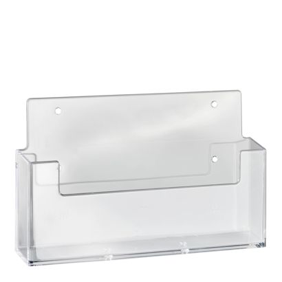 Portafolletos de pared, 1 compartimento, poliestireno, transparente, Taymar 