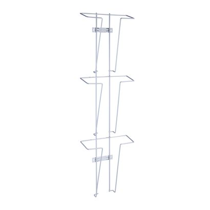 Portafolletos de pared JACKSON de alambre, A4, plata 