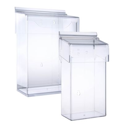 Portafolletos impermeable con tapa, extra profundo, resistente 