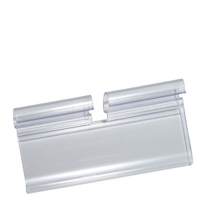 Portaprecios para ganchos de panel perforado 75 mm | 26 mm