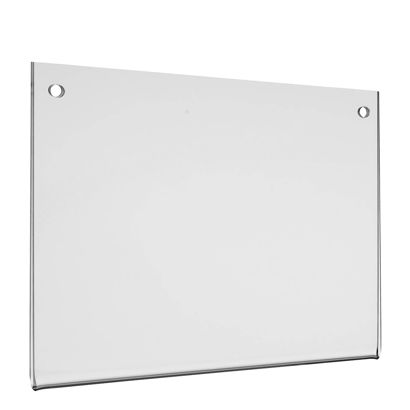 Funda de metacrilato con orificios, de doble cara formato horizontal | A6
