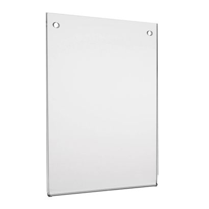 Funda de metacrilato con orificios, de doble cara A6  | formato vertical 