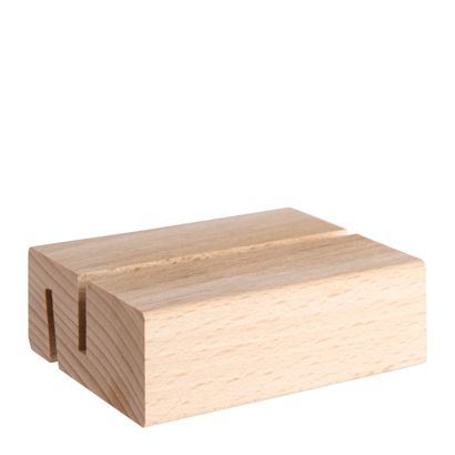 Portatarjetas de madera, base para sistema de combinación variable MODUL null | 74 mm | null
