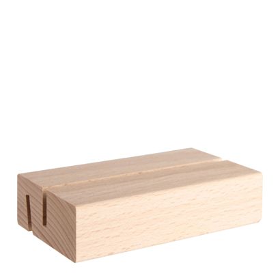 Portatarjetas de madera, base para sistema de combinación variable MODUL null | 100 mm | null