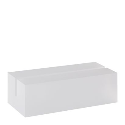 Portatarjetas de metacrilato, base para sistema de combinación variable MODUL null | 100 mm | null