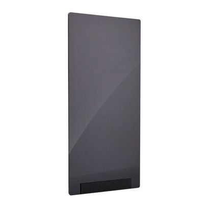 Placa de metacrilato para sistema de combinación variable MODUL, pizarra negra, PMMA 1/3 A4 - 100 x 210 mm 