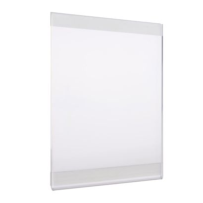Funda de metacrilato con cinta adhesiva de espuma de PE A6  | Formato horizontal 
