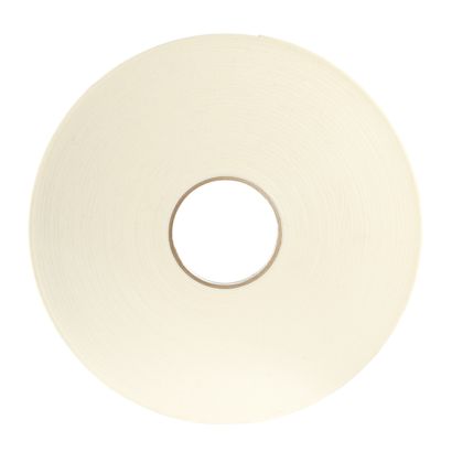 Cinta adhesiva de espuma de PE de doble cara, blanco, 1 mm de espesor, adherencia fuerte, EL100 15 mm