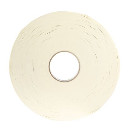 Cinta adhesiva de espuma de PE de doble cara, blanco, 1 mm de espesor, adherencia fuerte, EL100 25 mm