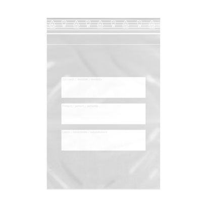 Bolsas con cierre a presión, 180 x 250 mm, uso en clínicas dentales, lámina de PE de 50 µm 