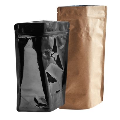 Bolsas resellables con válvula de aire 