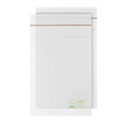 Bolsas con cierre a presión, lámina de PLA ecológica 70 x 100 mm