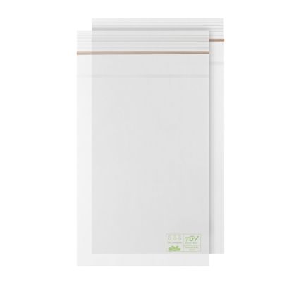 Bolsas con cierre a presión, lámina de PLA ecológica 80 x 120 mm
