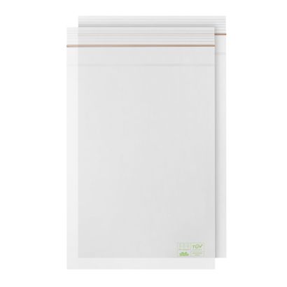 Bolsas con cierre a presión, lámina de PLA ecológica 100 x 150 mm