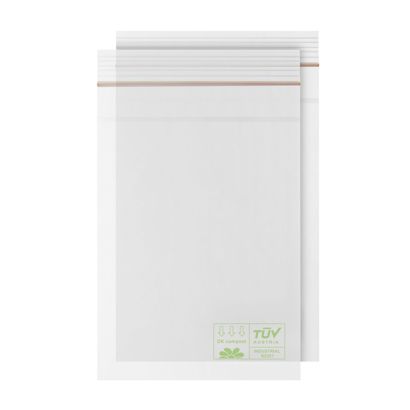 Bolsas con cierre a presión, lámina de PLA ecológica 120 x 170 mm