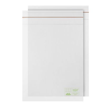 Bolsas con cierre a presión, lámina de PLA ecológica 180 x 250 mm