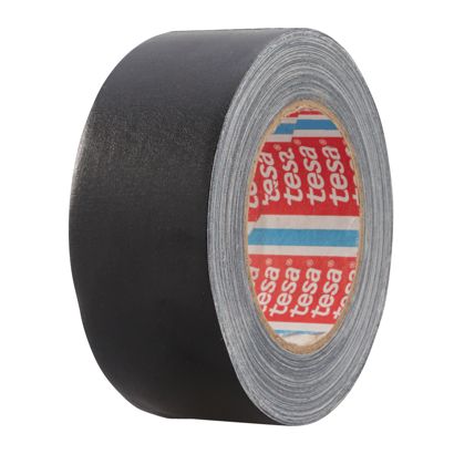tesa 4651, Premium cinta de tela recubierta de acrílico 50 mm | negro 