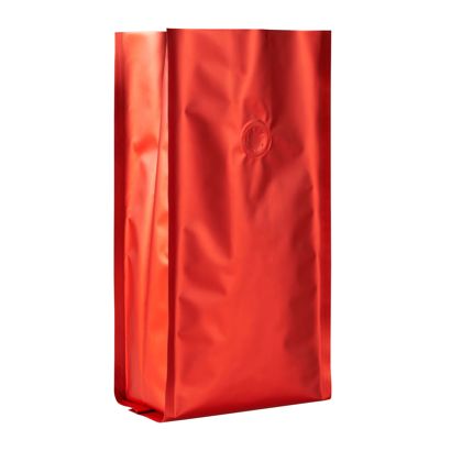 Bolsa de café con válvula, roja 