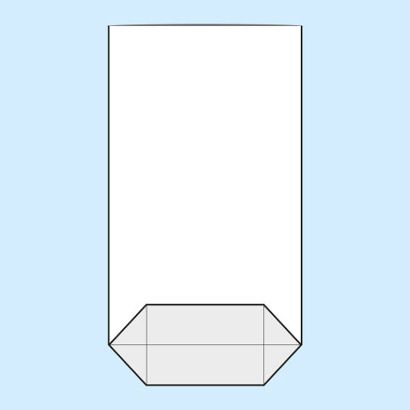Bolsas con base plegable, lámina de OPP 180 x 300 mm