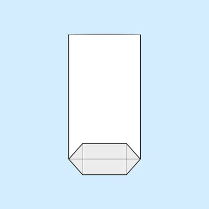Bolsas con base plegable, lámina de OPP 85 x 145 mm