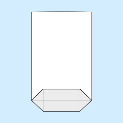 Bolsas con base plegable, lámina de OPP 180 x 260 mm