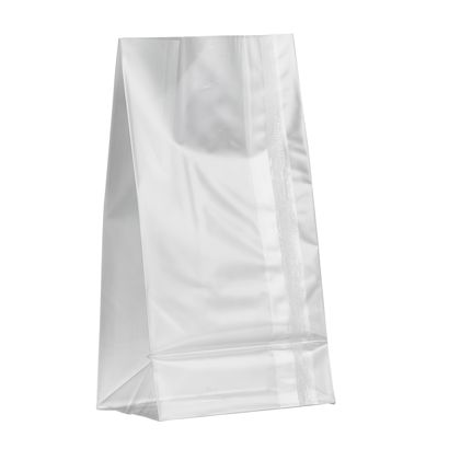 Bolsas de fondo con costura sellada, lámina de OPP, 80 x 50 x 150 mm  | 40 µm