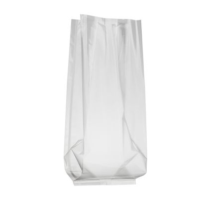 Bolsas con fuelle y costura sellada, lámina OPP 30 mµ, 100 x 80 x 270 mm