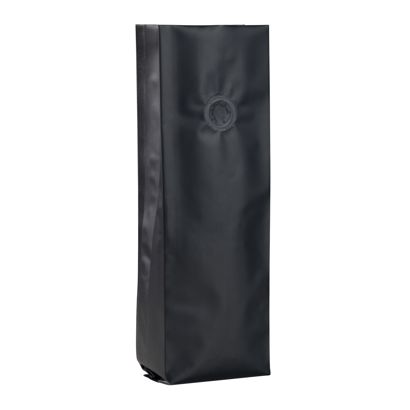 Bolsas con fuelle lateral y válvula de protección del aroma, negro 280 x 80 mm