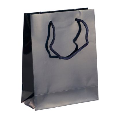 Bolsas para regalo, brillante azul oscuro
  | 20 x 25 x 8 cm 
