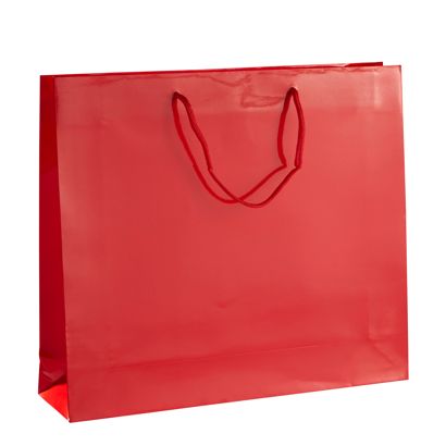 Bolsas para regalo, brillante rojo  | 40 x 35 x 10 cm 