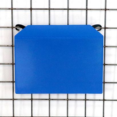 Sobre para identificación para contenedores de alambre, con gancho para colgar y tiras magnéticas 