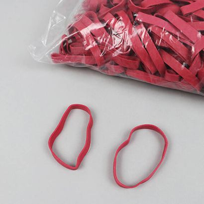 Gomas elásticas multiusos, rojas 50 mm | 8 mm