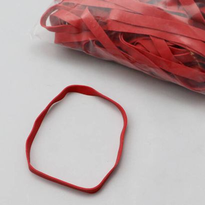 Gomas elásticas multiusos, rojas 10 mm | 100 mm