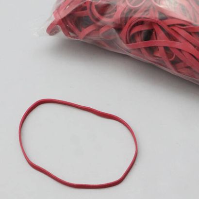 Gomas elásticas multiusos, rojas 5 mm | 100 mm