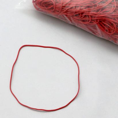 Gomas elásticas multiusos, rojas 1 mm | 120 mm