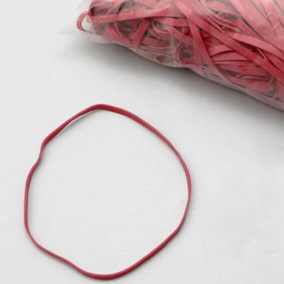 Gomas elásticas multiusos, rojas 5 mm | 120 mm
