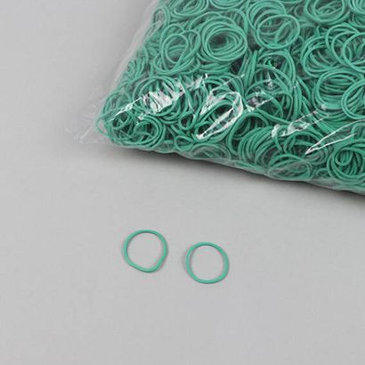 Gomas elásticas multiusos, verdes 1 mm | 20 mm