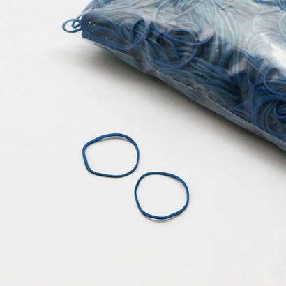 Gomas elásticas multiusos, azules 1 mm | 30 mm