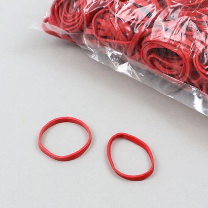 Gomas elásticas multiusos, rojas 3 mm | 30 mm