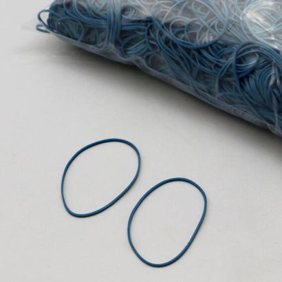 Gomas elásticas multiusos, azules 1 mm | 50 mm