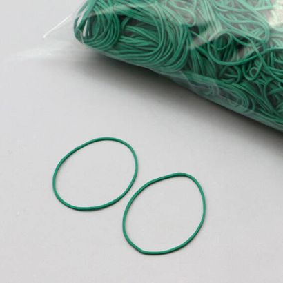 Gomas elásticas multiusos, verdes 1 mm | 50 mm