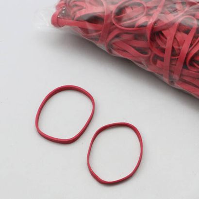 Gomas elásticas multiusos, rojas 5 mm | 60 mm