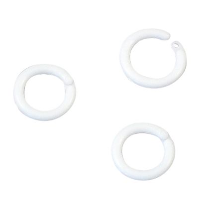 Anillos de encuadernación de 14 mm, plástico blanco 